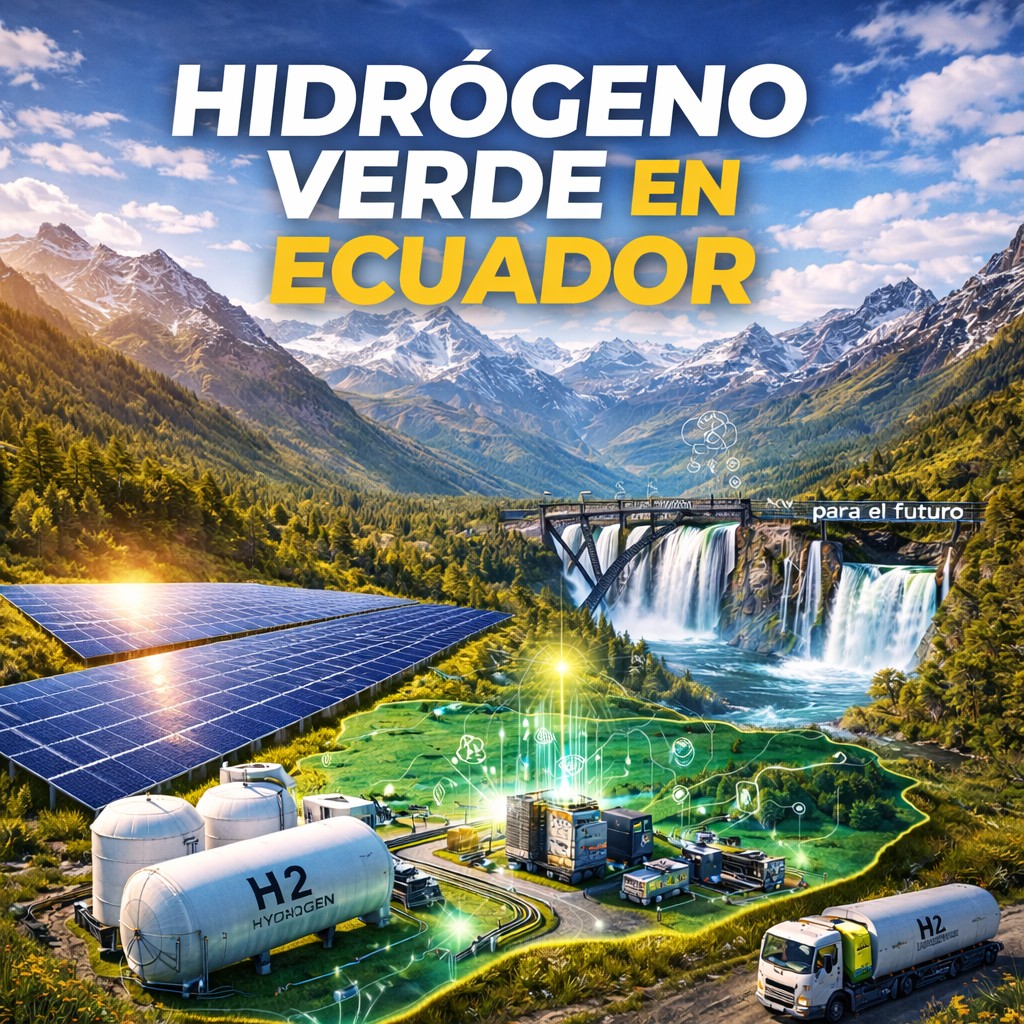 Hidrógeno Verde en Ecuador: la revolución energética creada por la naturaleza, impulsada por la ciencia.