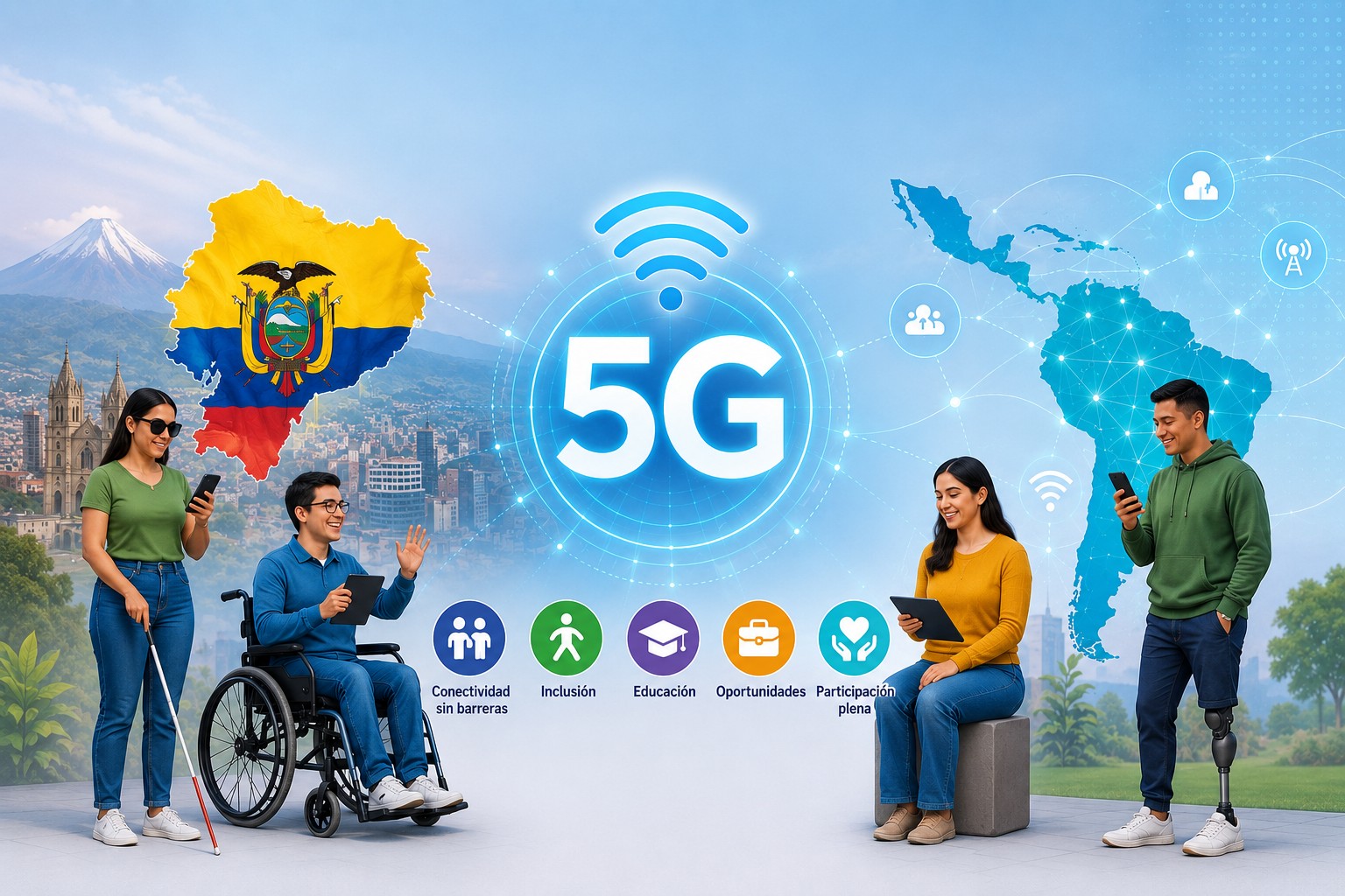 La tecnología móvil 5G y la inclusión de las personas con discapacidad en Ecuador y América Latina