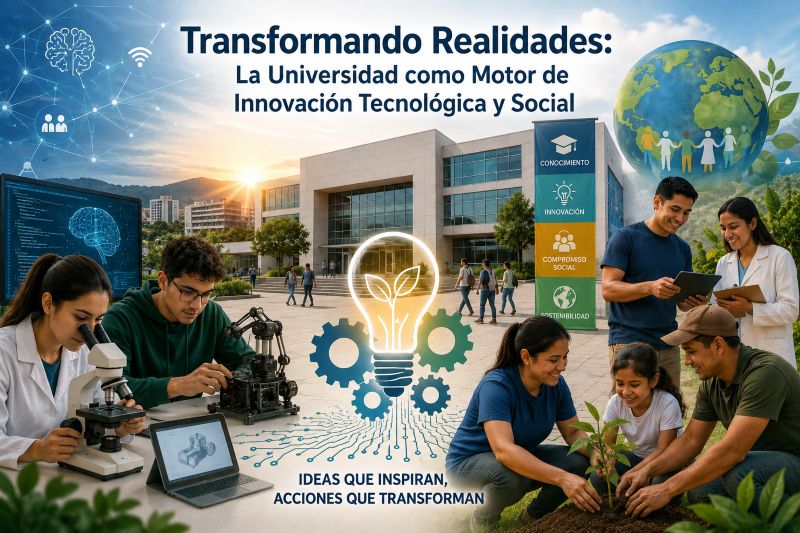 Transformando Realidades: La Universidad como Motor de Innovación Tecnológica y Social